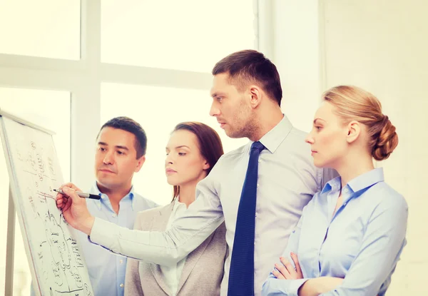 Zakelijke team bespreken iets in office — Stockfoto