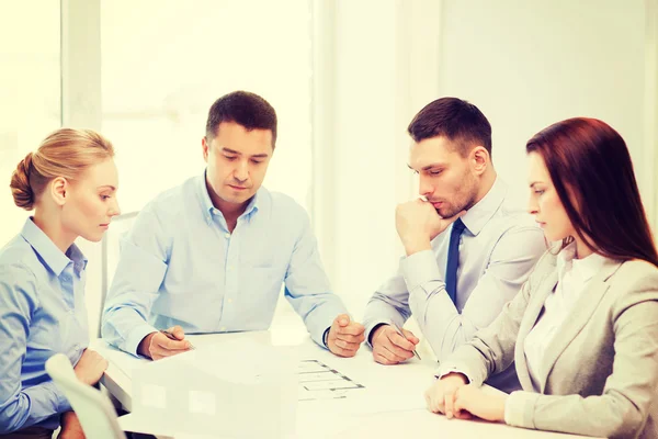 Team of architects and designers in office — Stock Photo, Image