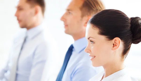 Businessmen and businesswomen on conference — Stock Photo, Image