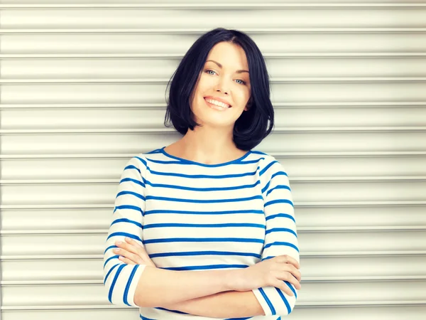 Mujer feliz y sonriente —  Fotos de Stock