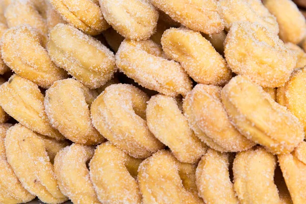 Textura de donuts açucarados — Fotografia de Stock