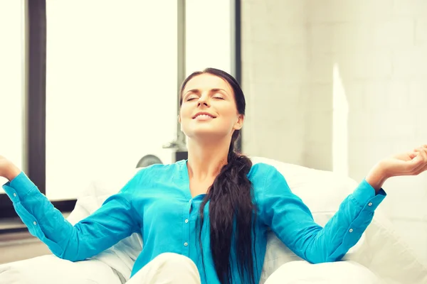 Woman in meditation — Stock Photo, Image