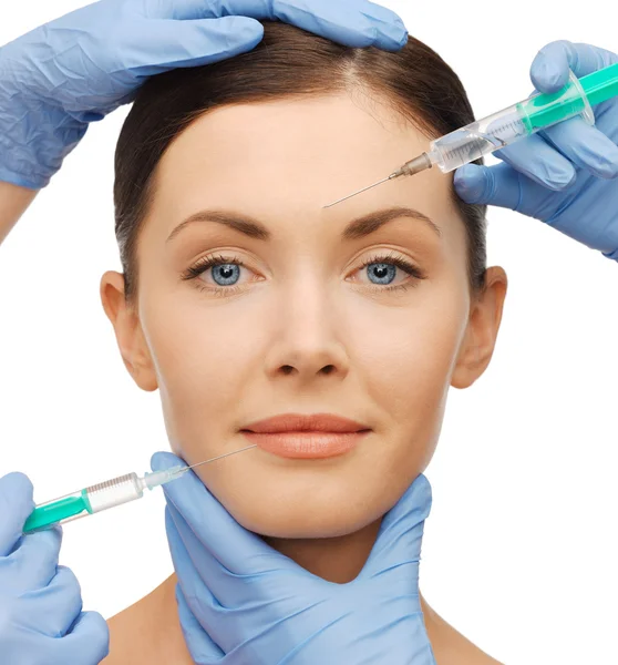 Dermall fillers injection — Stock Photo, Image