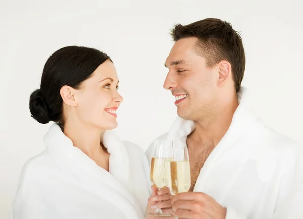 Couple in spa — Stock Photo, Image