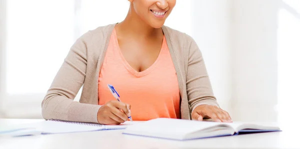 International student studying in college — Stock Photo, Image