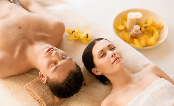 Couple en spa — Photo