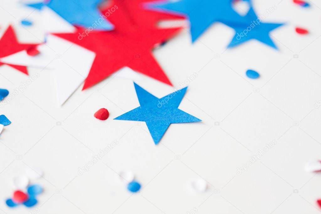 Stars confetti on american independence day party — Stock Photo © Syda