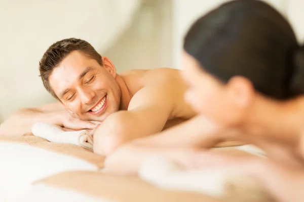 Couple in spa — Stock Photo, Image