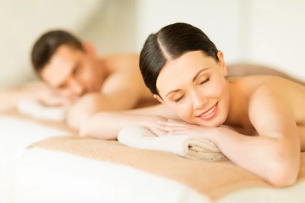 Couple in spa — Stock Photo, Image