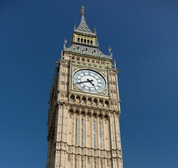 Big Ben Velká věž s hodinami v Londýně — Stock fotografie