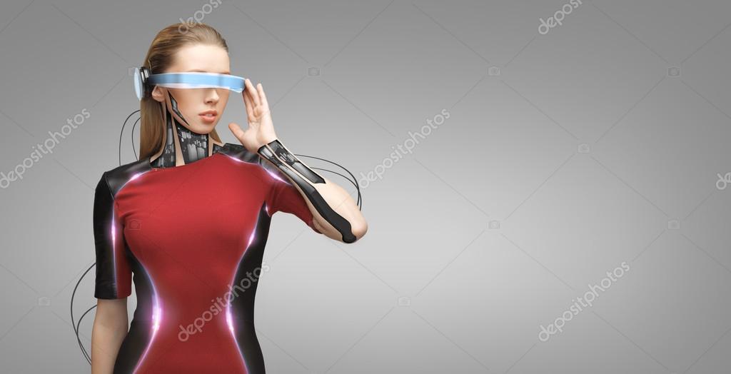 Futuristic Woman Cyborg 3D Model By Thesouza