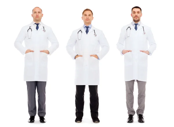 Happy doctors with stethoscope — Stock Photo, Image