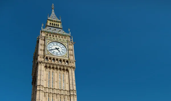 Big Ben stora klocktorn i London — Stockfoto