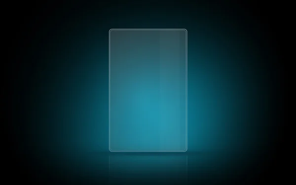 Blank glowing virtual tablet or digital screen — Stock Fotó