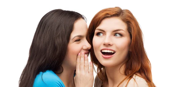 One girl telling another secret — Stock Photo, Image