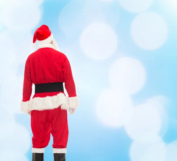 Homem em traje de santa claus — Fotografia de Stock