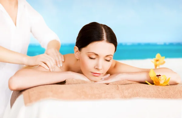 Woman in spa — Stock Photo, Image