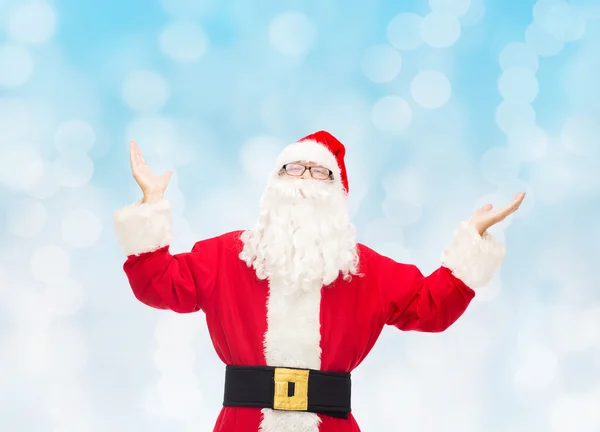 Homem em traje de santa claus — Fotografia de Stock