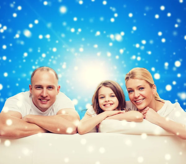 Happy family at home — Stock Photo, Image