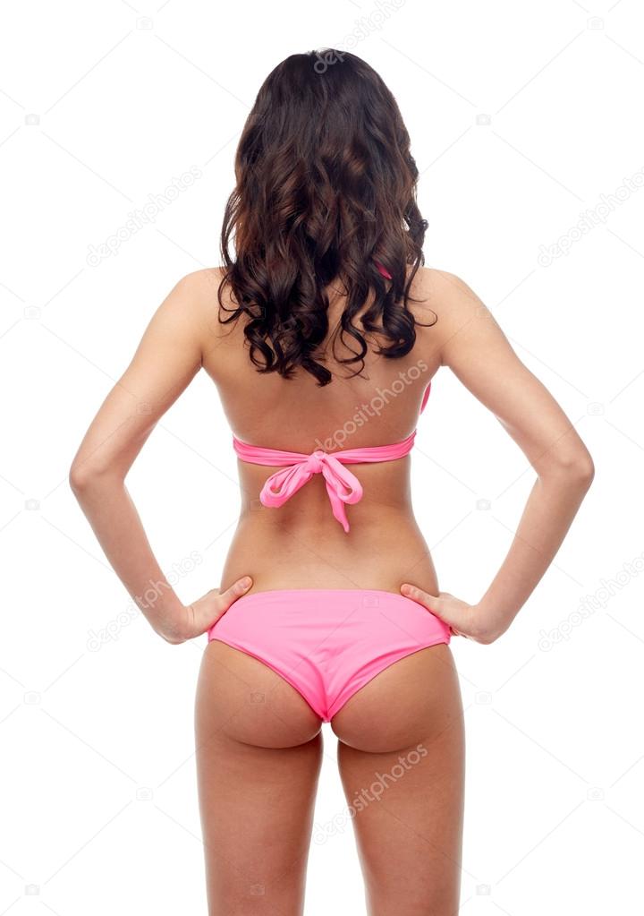 pink bikini swimsuit