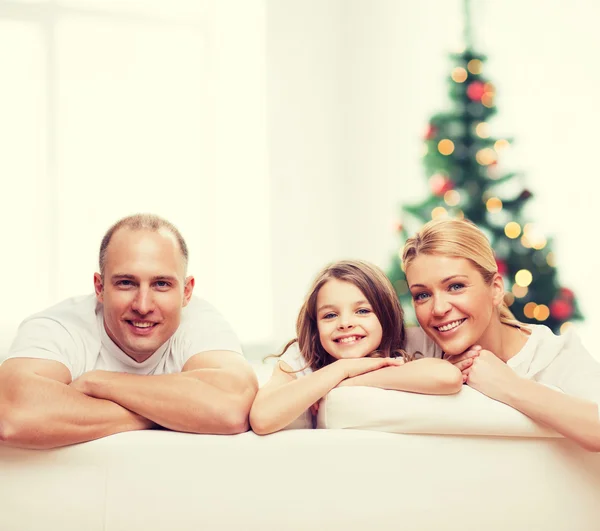 Famiglia felice a casa — Foto Stock