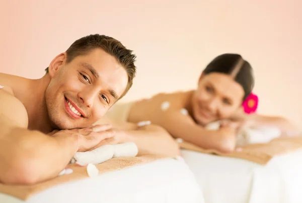 Pareja en spa — Foto de Stock