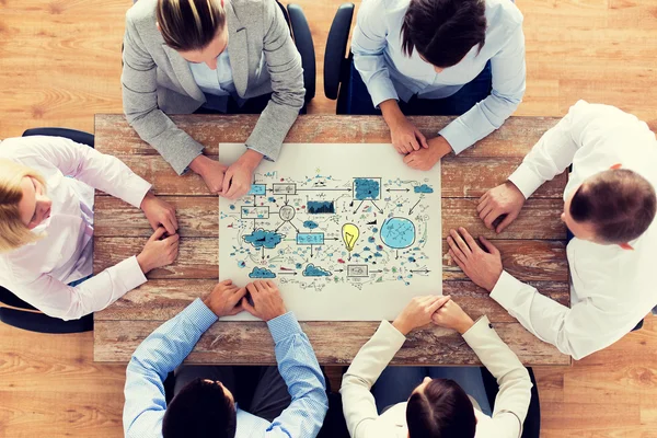 Geschäftsteam mit Planungstreffen im Büro — Stockfoto