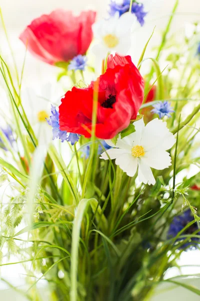 Beautiful wildflowers bunch — Stock Photo, Image