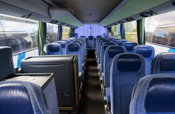 Travel bus interior — Stock Photo, Image