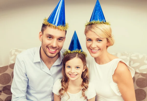 Happy family at home — Stock Photo, Image