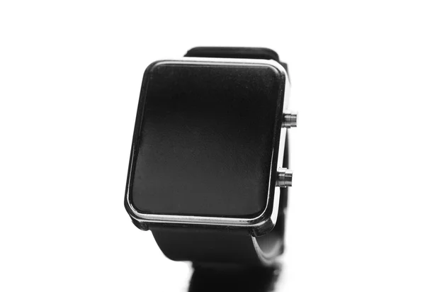 Close up de relógio inteligente preto — Fotografia de Stock
