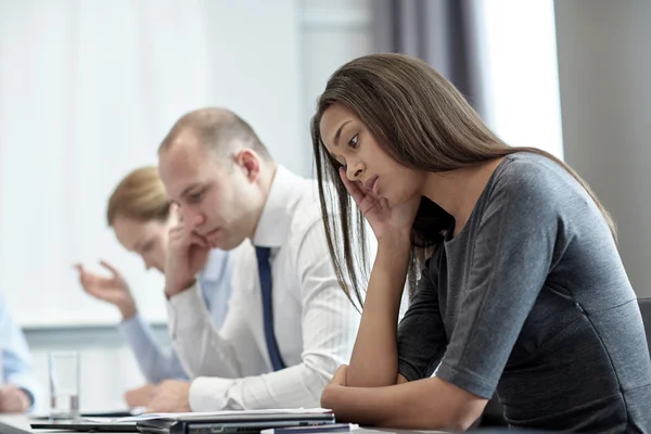 Business people having problem in office — Stock Photo, Image