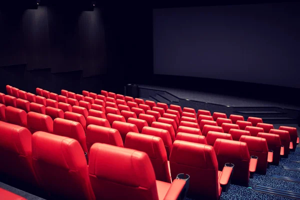 Cinema ou cinema auditório vazio — Fotografia de Stock