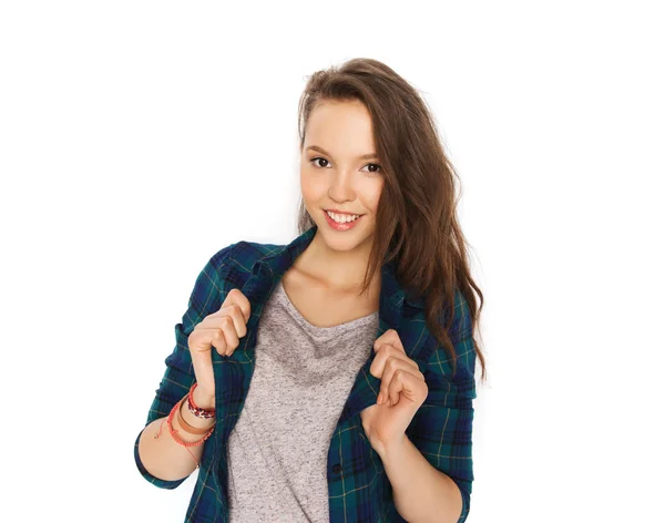 Feliz sonriente bonita adolescente —  Fotos de Stock