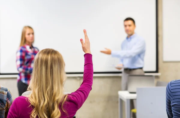 Group of students in lecture hall — Stock Photo, Image