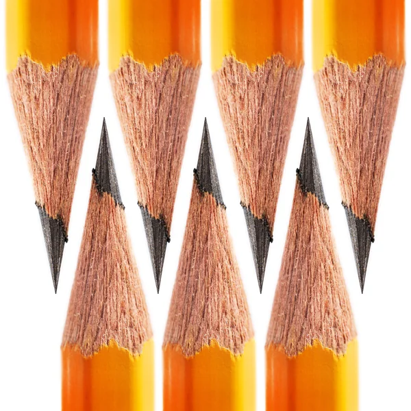 Pattern of a sharpened pencil — Stock Photo, Image