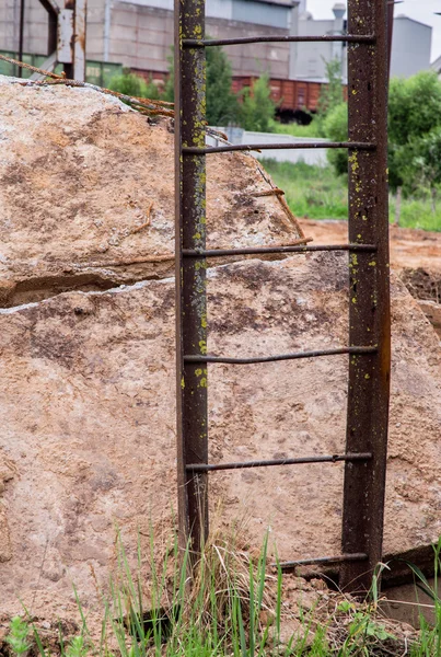 Rezavý žebřík — Stock fotografie