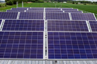 yüzey, bir güneş paneli üzerindeki alan