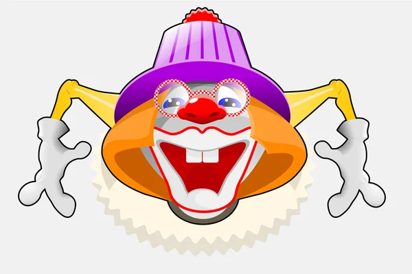 Heureux clown — Image vectorielle