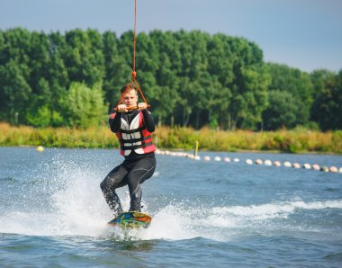 Çekili Wakeboarder kablo 