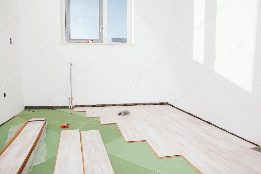 Installing laminate flooring