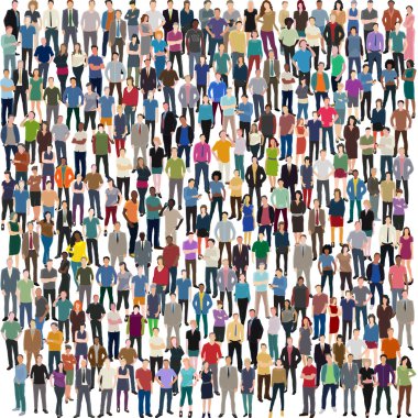 büyük kalabalık insan