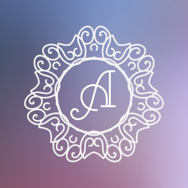 Monogram tasarım kartı