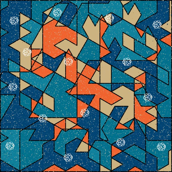 カラフルな幾何学的背景 — ストックベクタ