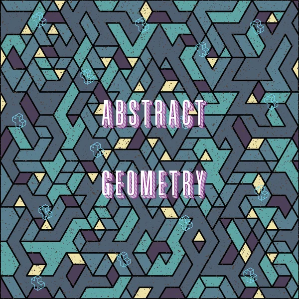 Isometric digital pattern — Stock Vector