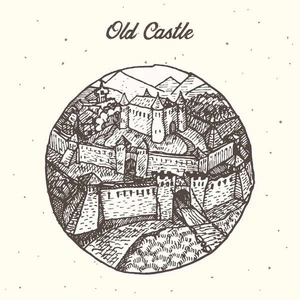 Ilustração do castelo velho —  Vetores de Stock