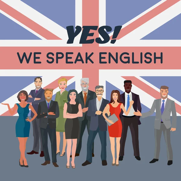 Αγγλική γλώσσα έννοια — Διανυσματικό Αρχείο