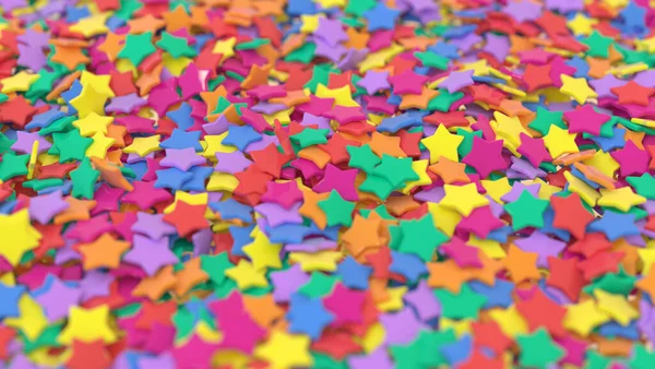 Fundo multicolorido festivo com milhares de estrelas minúsculas — Fotografia de Stock