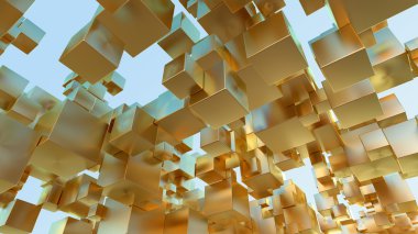 parlak altın kutular