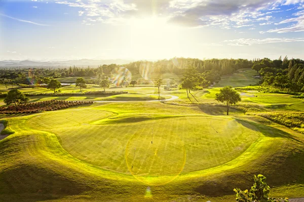 Golf fält — Stockfoto